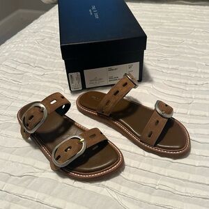 rag & bone Ansley Golden Brown Suede size 7.